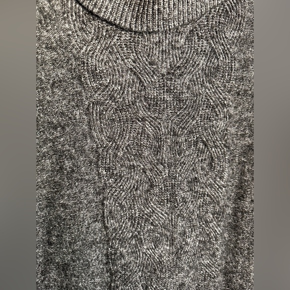 Banana Republic Charcoal Turtleneck Cowl Sweater - Picture 2 of 7